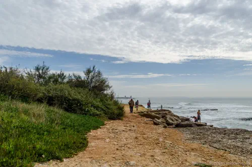Carcavelos shoreline