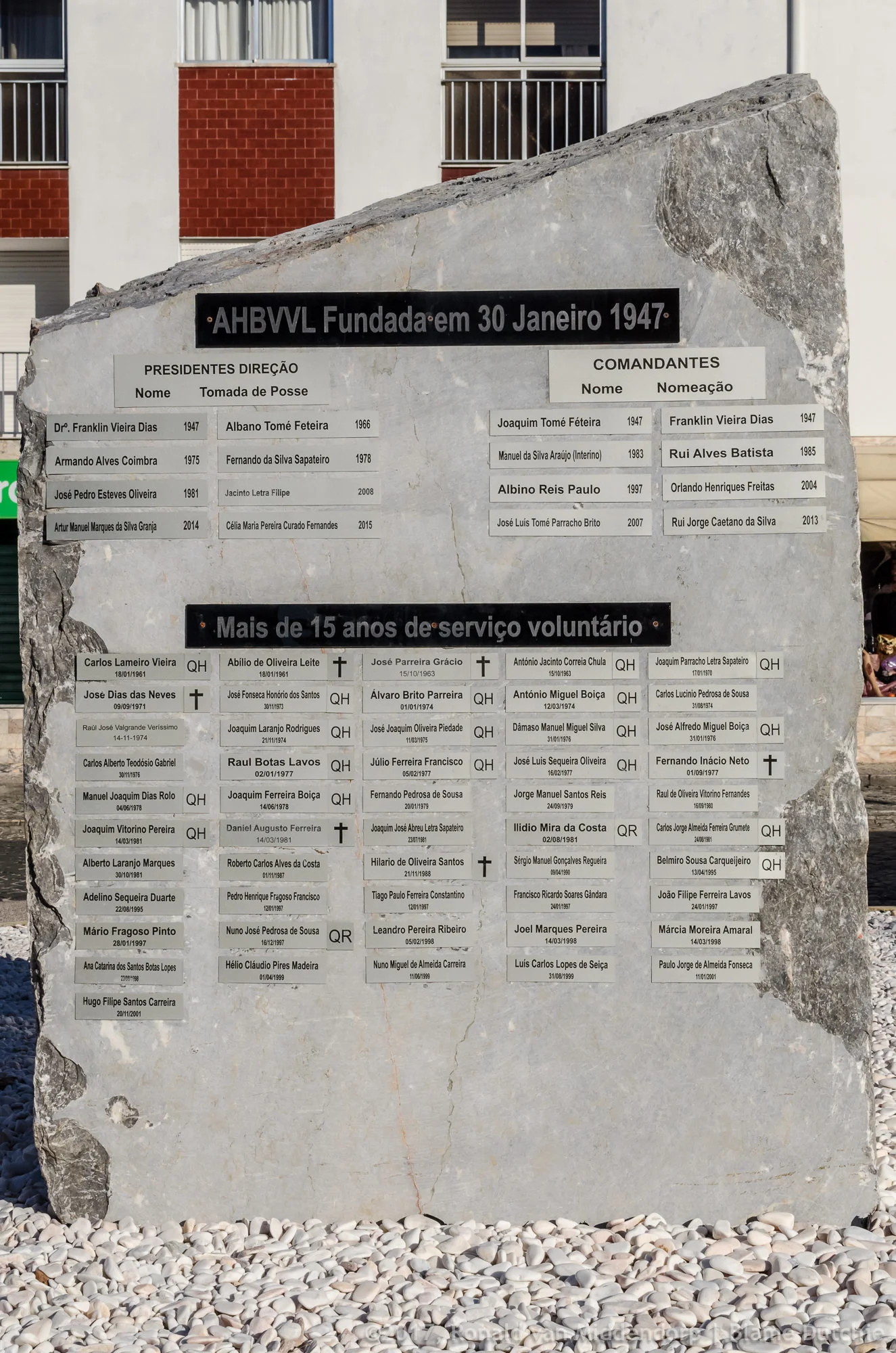 photo: commemorating volunteers