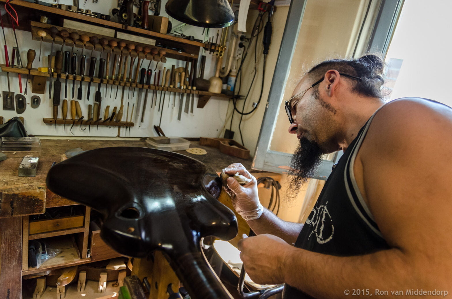 photo: guitar repair and construction